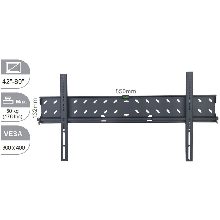 Vivolink VLMW4280 Βάση Τοίχου Τηλεόρασης 42"-80" Μαύρο