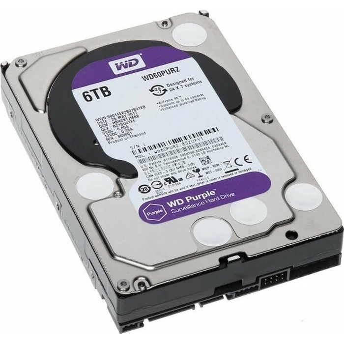 Western Digital Purple 6TB 3.5" SATA III Surveillance HDD WD60PURZ