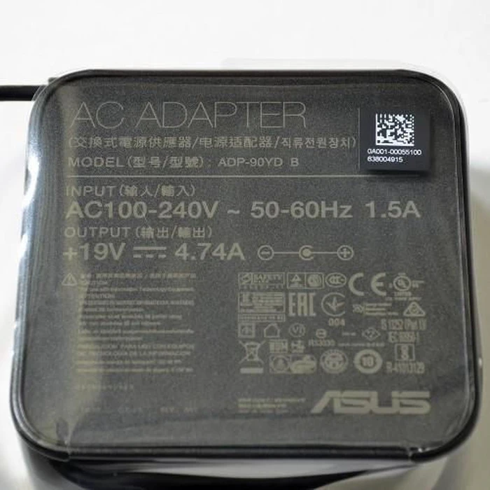 Asus Laptop Charger 90W 19V 4.74A (A001-00055100)