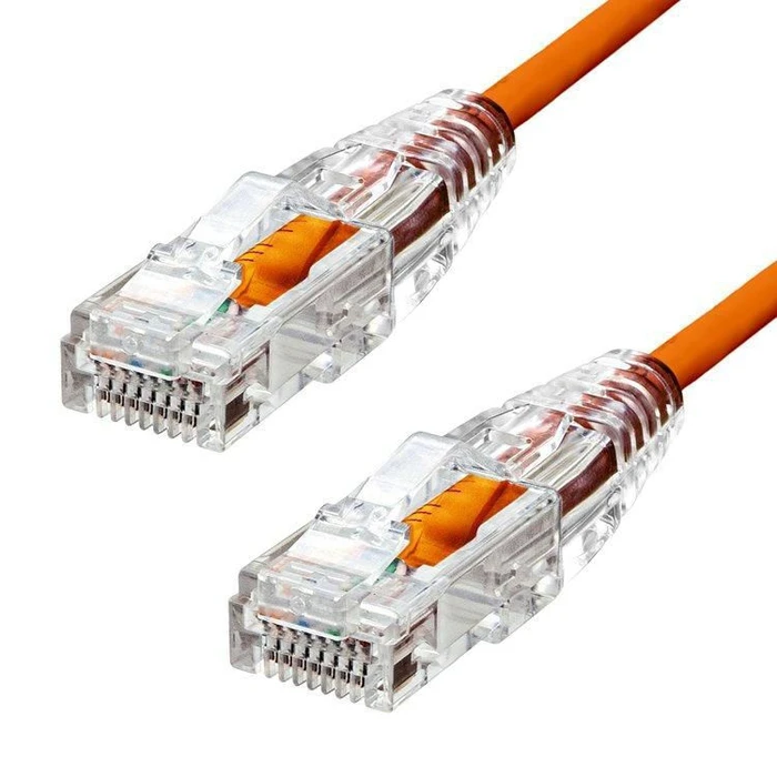 ProXtend Ultra Slim CAT6 U/UTP CU LSZH Ethernet Cable, 4 m, Orange (S-6UTP-04O)