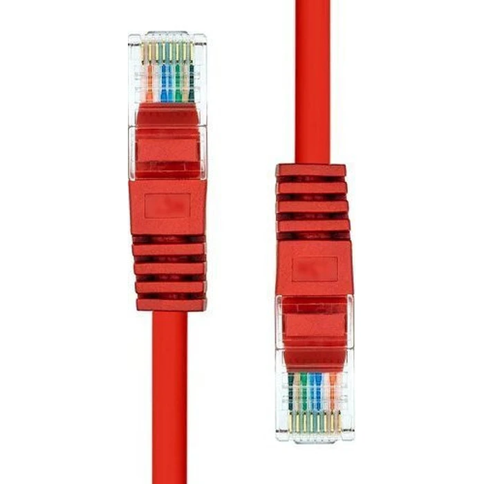 ProXtend U/UTP Cat5e (Gigabit) Ethernet Network Cable 1.5m Red (5UTP-015R)