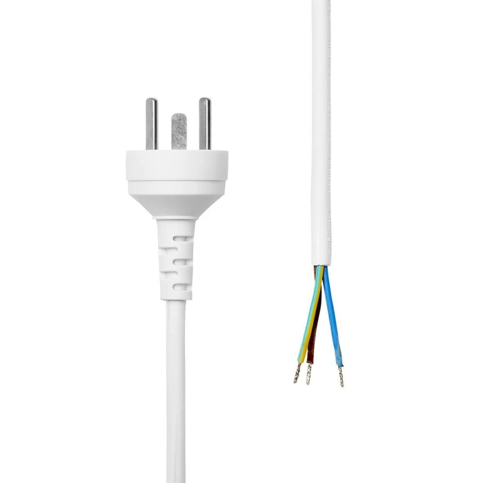 ProXtend Power Cord Denmark EDB to Open End 2 m White