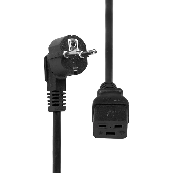 ProXtend Power Cord Schuko (Angled) to IEC C19 0.5 m (PC-FAC19-0005)