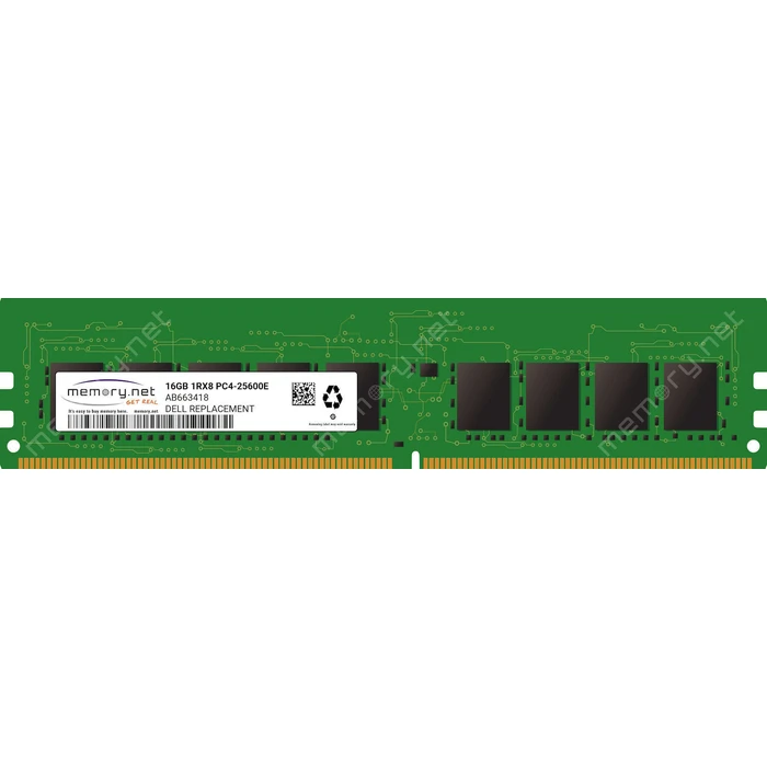 Dell 16GB DDR4 3200MHz ECC UDIMM Memory Module for Server AB663418 (SNPR1WG8C/16G)