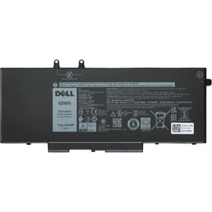 Dell Primary Battery 68Wh (4-cell) Model 4GVMP  8500 mAh