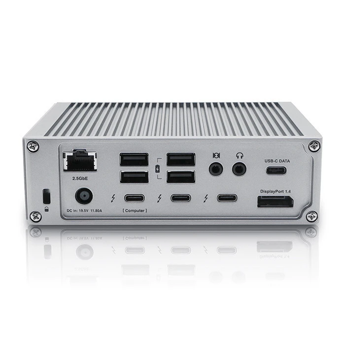 CalDigit TS4 Thunderbolt 4 Docking Station με DisplayPort, 4K PD, Ethernet, Διπλή Οθόνη — Γκρι