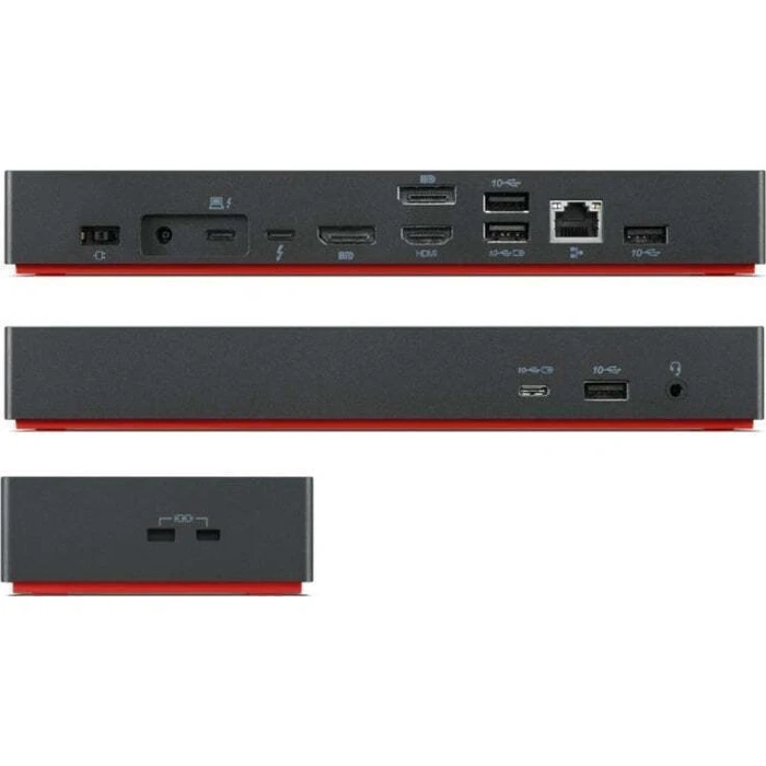 Lenovo ThinkPad Thunderbolt 4 Docking Station με Μαύρο