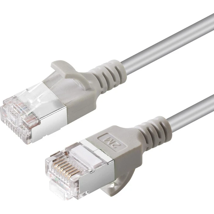 Microconnect CAT6A U-FTP Slim Network Cable 1 m Grey (V-FTP6A01-SLIM)