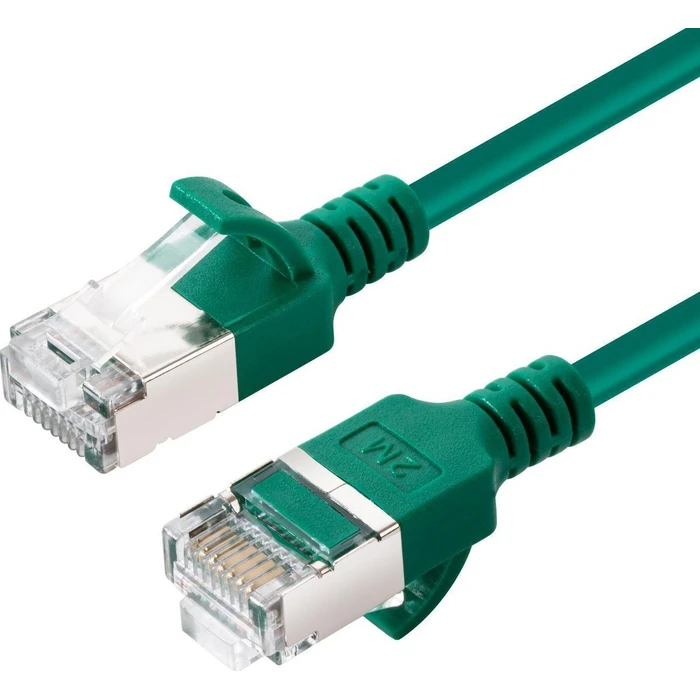 Microconnect V-FTP6A02G-SLIM CAT6A U/FTP Slim LSZH 2m Network Cable - Green