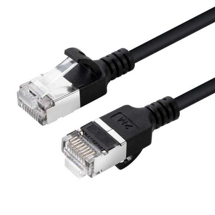 Microconnect CAT6A U-FTP Slim LSZH 5m Network Cable Black V-FTP6A05S-SLIM