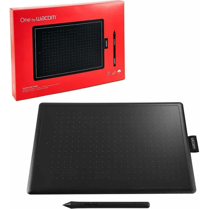 Wacom One Medium Γραφίδα Σχεδίασης χωρίς Οθόνη Black / Red