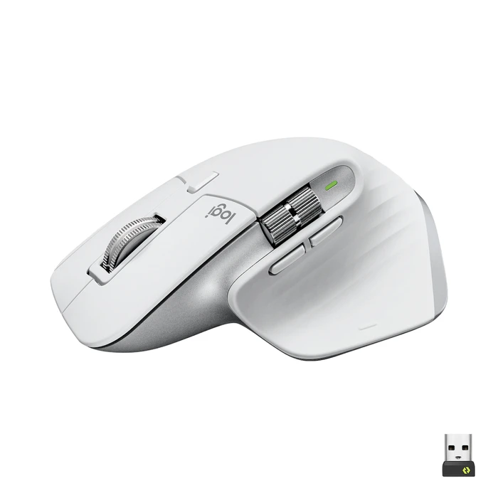 Logitech MX Master 3S Wireless Ergonomic Bluetooth Mouse - Pale Gray