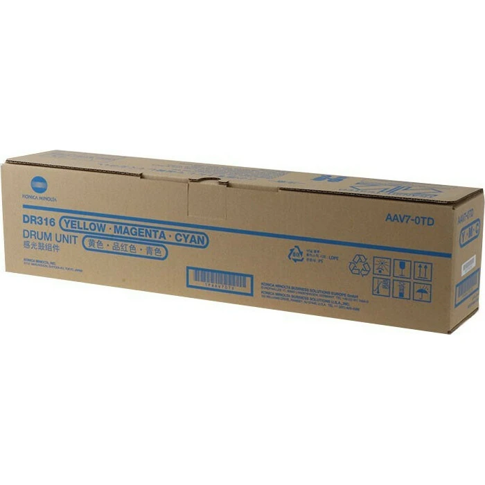 Konica Minolta DR-316 Γνήσιο Drum Εκτυπωτή Κίτρινο (AAV70TD)