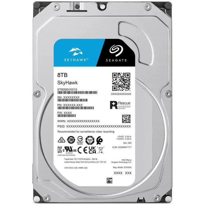 Seagate HDD SkyHawk Plus Rescue 8TB 3.5 SATA III 256MB Cache ST8000VX010