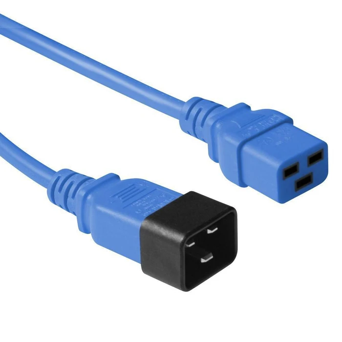 Microconnect IEC C20 to IEC C19 Power Cable 3m Blue (PE2019B3)