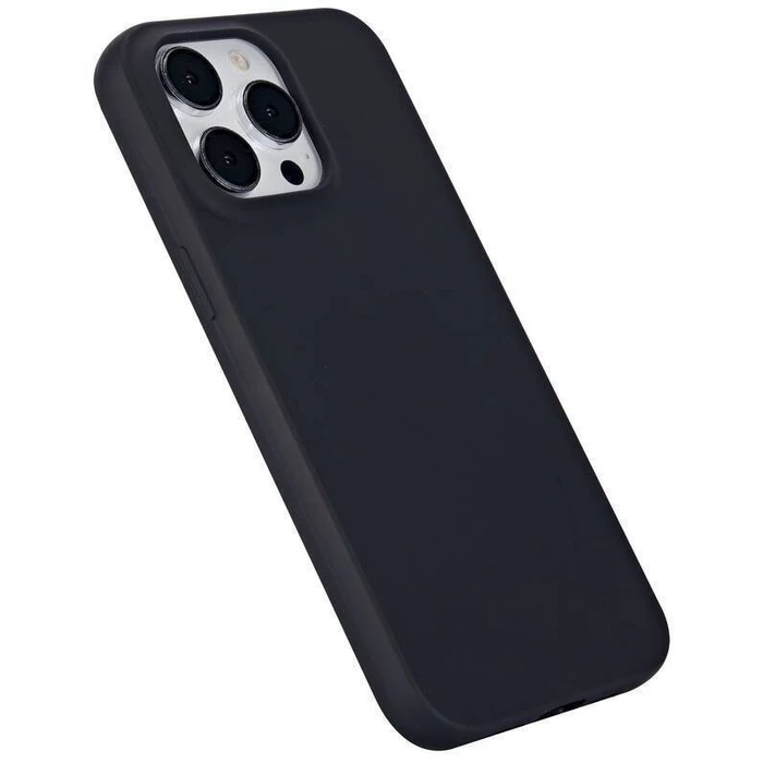 eStuff Πίσω Θήκη Σιλικόνης Μαύρο (iPhone 15 Pro Max) ES67101028