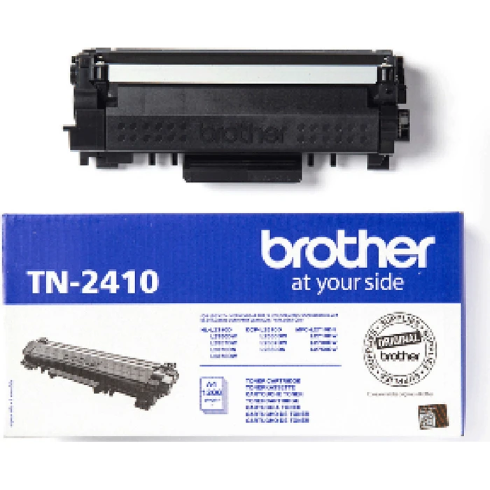 Brother TN-2410 Genuine Black Laser Printer Toner Cartridge - 1200 Pages