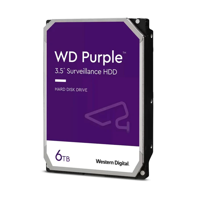 Western Digital Purple 6TB 3.5" SATA III 5400rpm 256MB Cache HDD WD64PURZ
