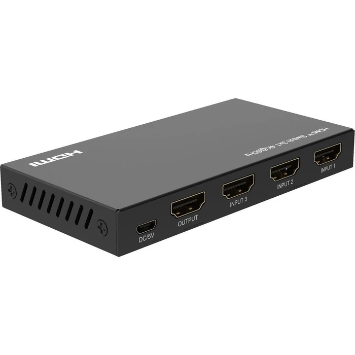 Microconnect HDMI Switch 3x1 4K@60Hz HDCP 2.2 Remote Control MC-HDMISWITCH0301-4K