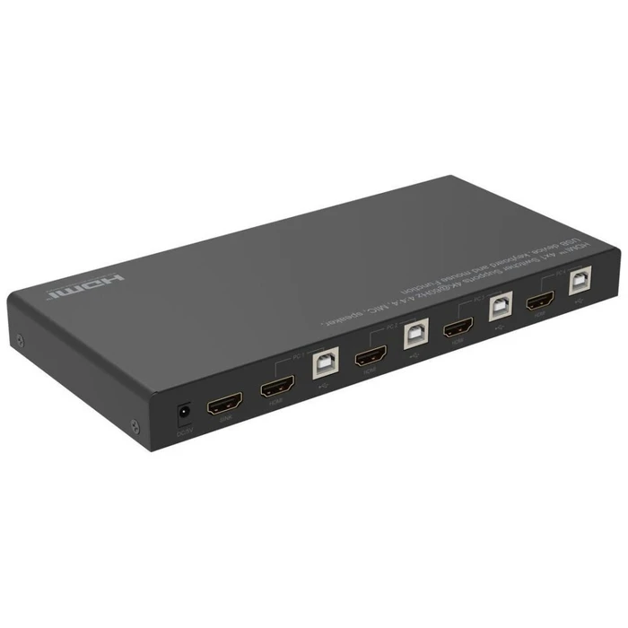 Microconnect HDMI KVM & Data Switch MC-HDMIKVM0401-4K (4 θυρών, 4K)