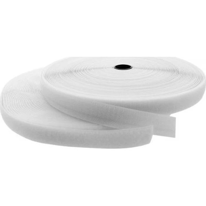 Lanview Hook and Loop Roll 10m x 10mm White (1 piece)