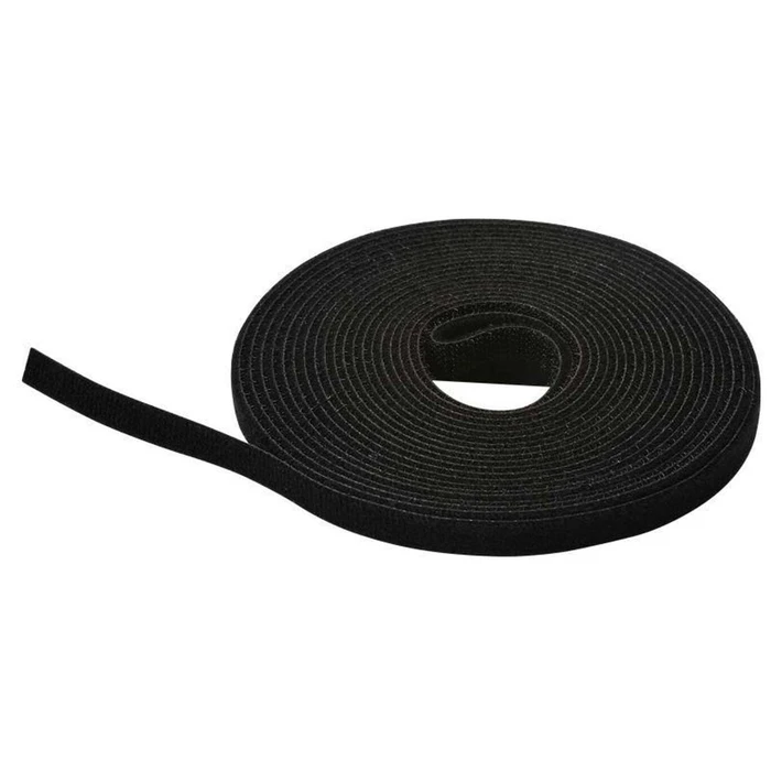 Lanview Hook and Loop Roll 10m x 15mm Black (1 pc)