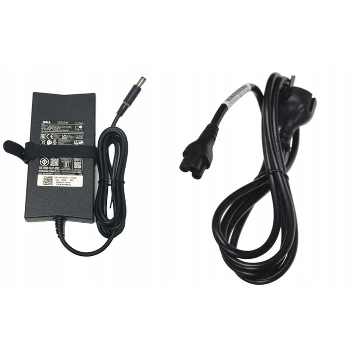 Dell 130W Laptop AC Adapter 19.5V (Model 169K6) with Interchangeable Plug Set