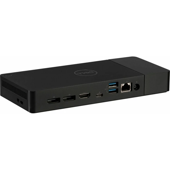 Dell WD19DCS USB-C Docking Station with HDMI/DisplayPort 4K, Power Delivery, Ethernet, 3-Display Support — Black