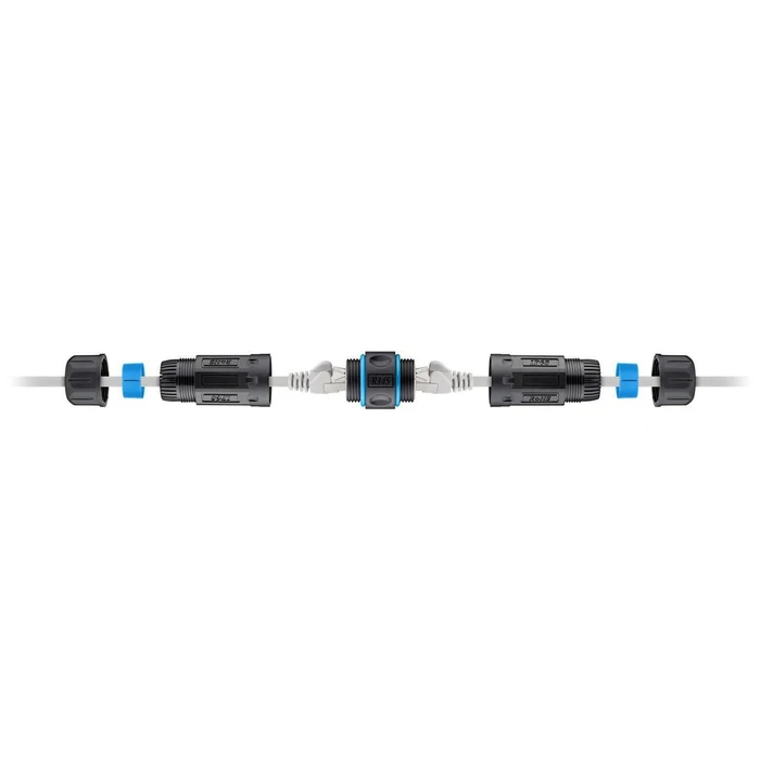 Lanview IP68 RJ45 Coupler Cat6a STP - Αδιάβροχος Αντάπτορας RJ45