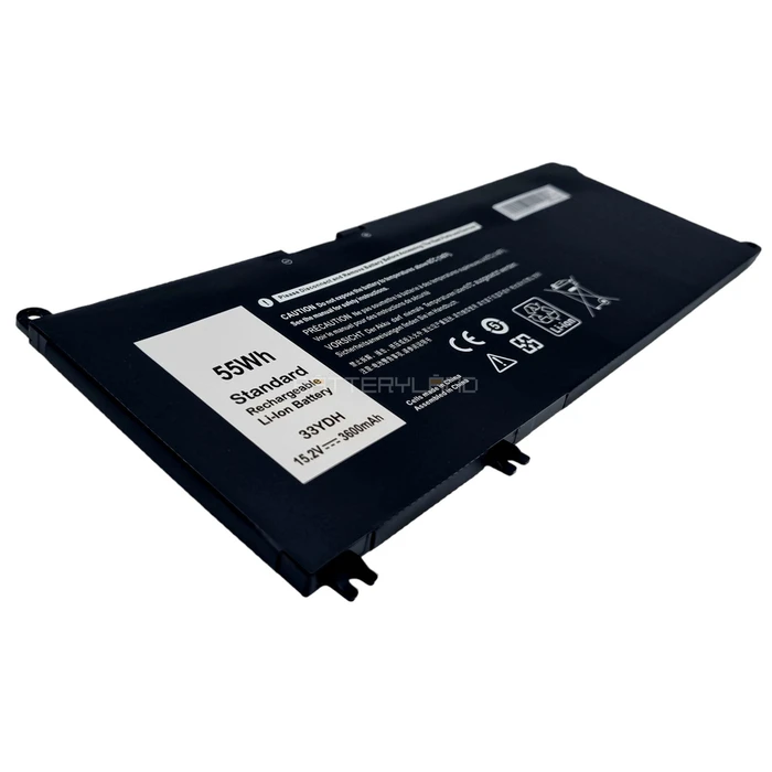 Dell Laptop Battery 33YDH, 3-Cell 15.2V 55Wh