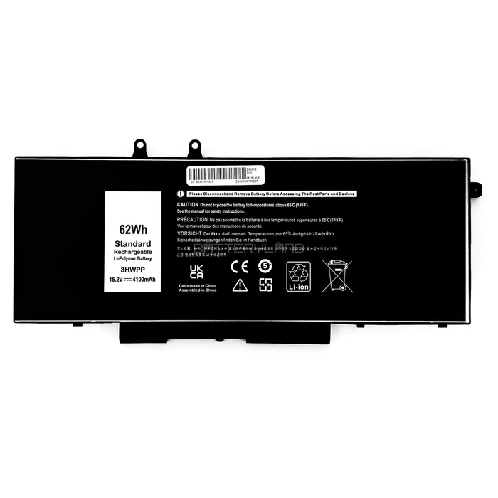 Dell 3HWPP 68Wh (4-cell) Original Replacement Li?Ion Laptop Battery  Compatible with Latitude 5401/5410/5411/5501/5510/5511 and Precision 3541/3551