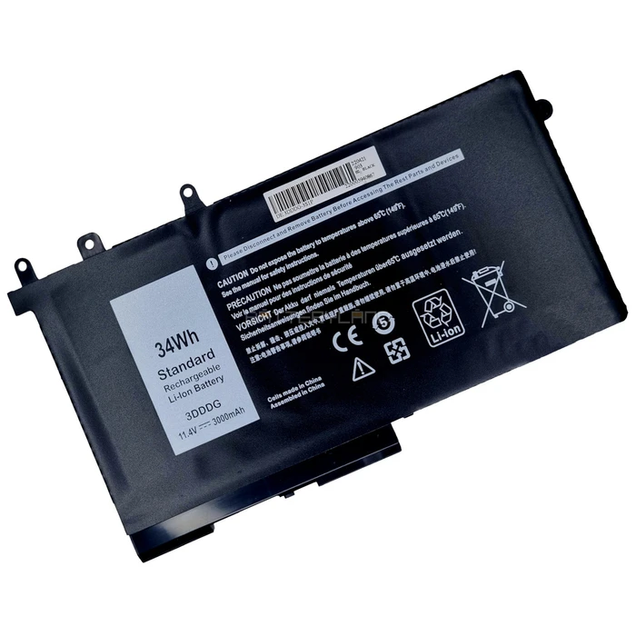Dell 93FTF Replacement Battery for Dell Latitude - 2900mAh / 11.4V / 3-Cell (Model 93FTF, SKU W128374787)