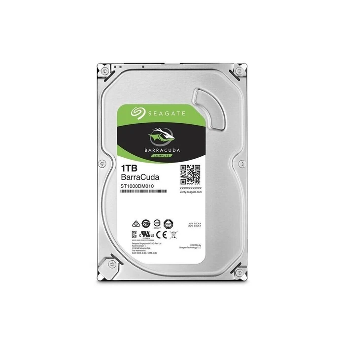 Seagate Barracuda 1TB Σκληρός Δίσκος 3.5" SATA III 7200rpm 256MB Cache ST1000DM014
