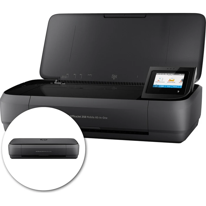 HP OfficeJet 250 Mobile All-in-One Color Inkjet Multifunction Printer with Wi‑Fi and Mobile Print (SKU: CZ992A)