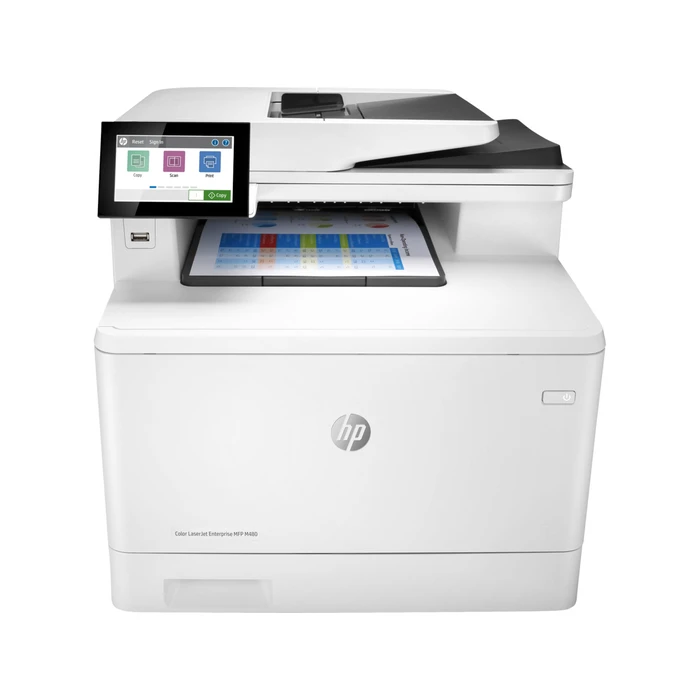 HP Color LaserJet Enterprise MFP M480f - Color Multifunction Laser Printer with ADF and Duplex Scanning