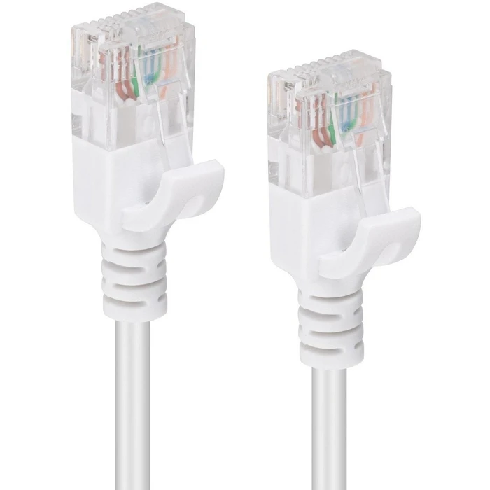 Microconnect U/UTP Cat6a (Gigabit) Ethernet Network Cable 0.15 m White V-UTP6A0015W-SLIM
