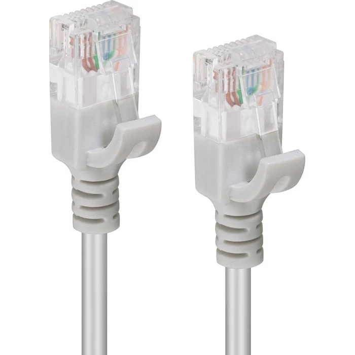 U/UTP CAT6a Slim 0.15M Grey - Ethernet Cable (V-UTP6A0015-SLIM)