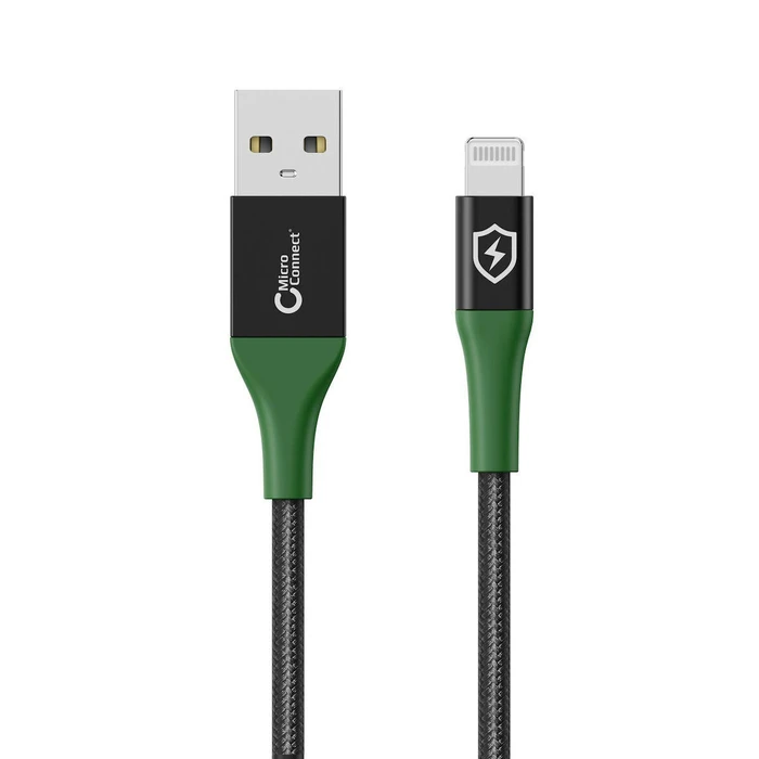 Microconnect καλώδιο USB-A σε Lightning Μαύρο 1 m
