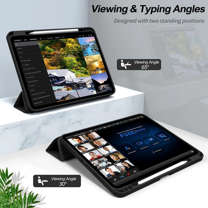 eStuff Flip Cover Μαύρη (iPad Pro 13)