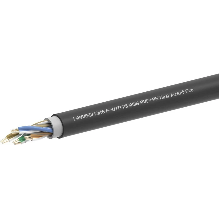 Lanview F/UTP Cat.6 (Gigabit) Καλώδιο Δικτύου Ethernet 305m