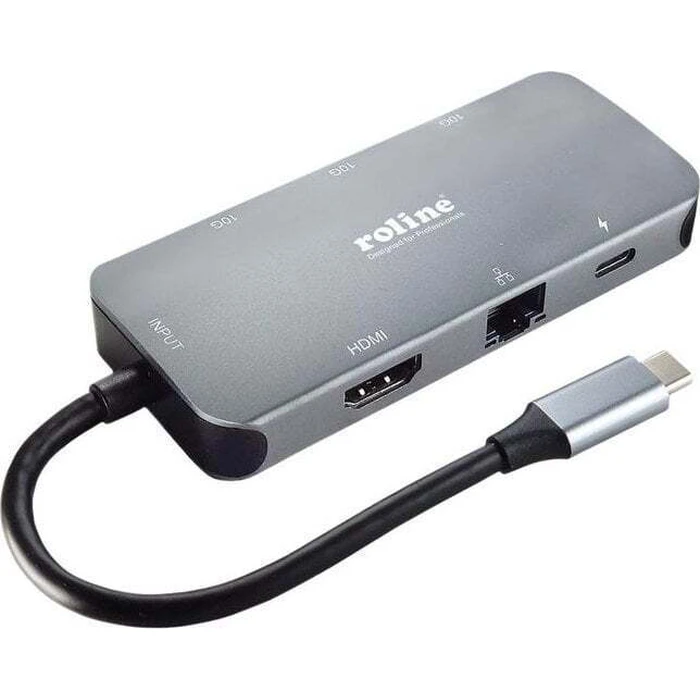 Dell DA305 6?in?1 USB?C Multiport Adapter (USB?C Docking Station) - Grey