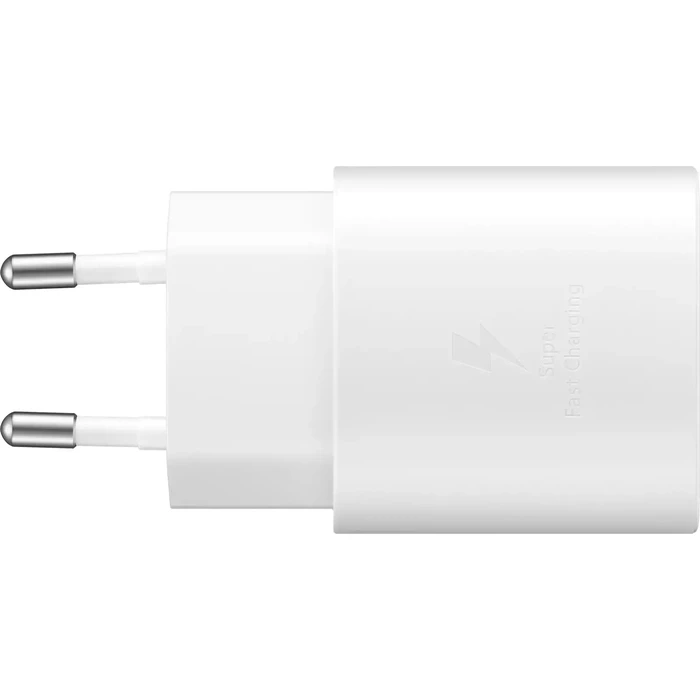Samsung Φορτιστής Τοίχου USB-C 25W Power Delivery EP-TA800N / EP-TA800NW Λευκός (Bulk)