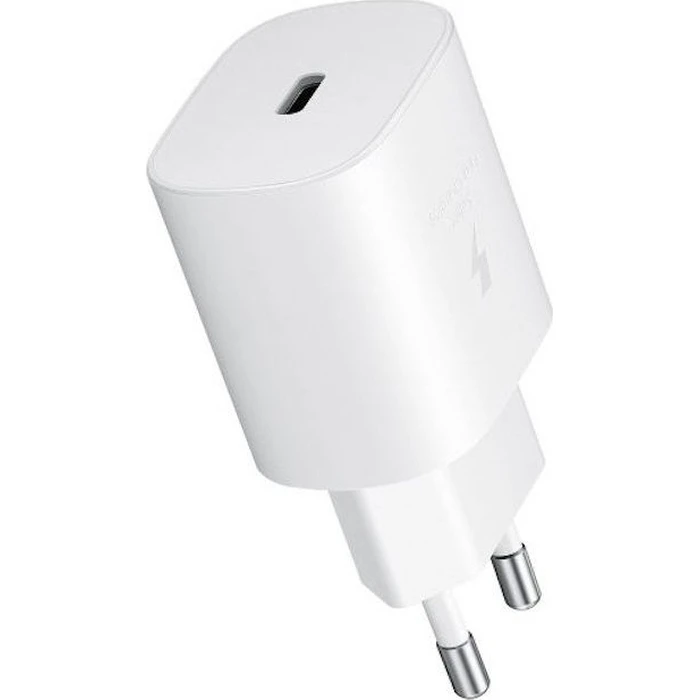 Samsung Φορτιστής Τοίχου USB-C 25W Power Delivery EP-TA800N / EP-TA800NW Λευκός (Bulk)