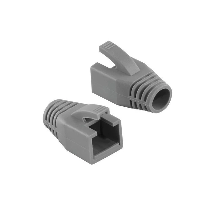 Microconnect Strain Relief Boot for Cat7 cables up to 8.5 mm  Grey  50 pcs (MPN: CONB85)