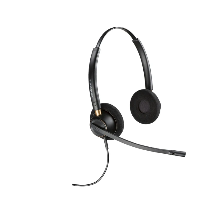 Poly EncorePro 520 Διπλό (Binaural) Headset με Quick Disconnect - Μαύρο