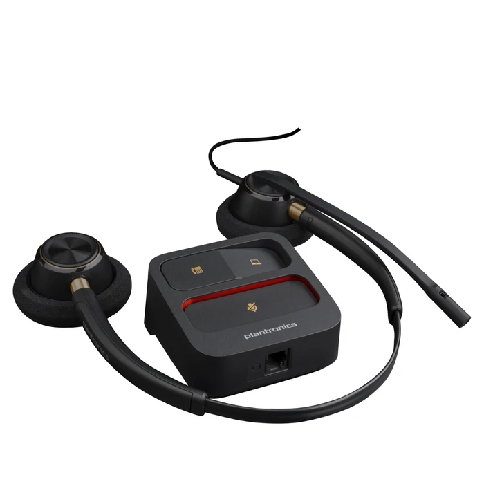 Poly EncorePro 520 Διπλό (Binaural) Headset με Quick Disconnect - Μαύρο