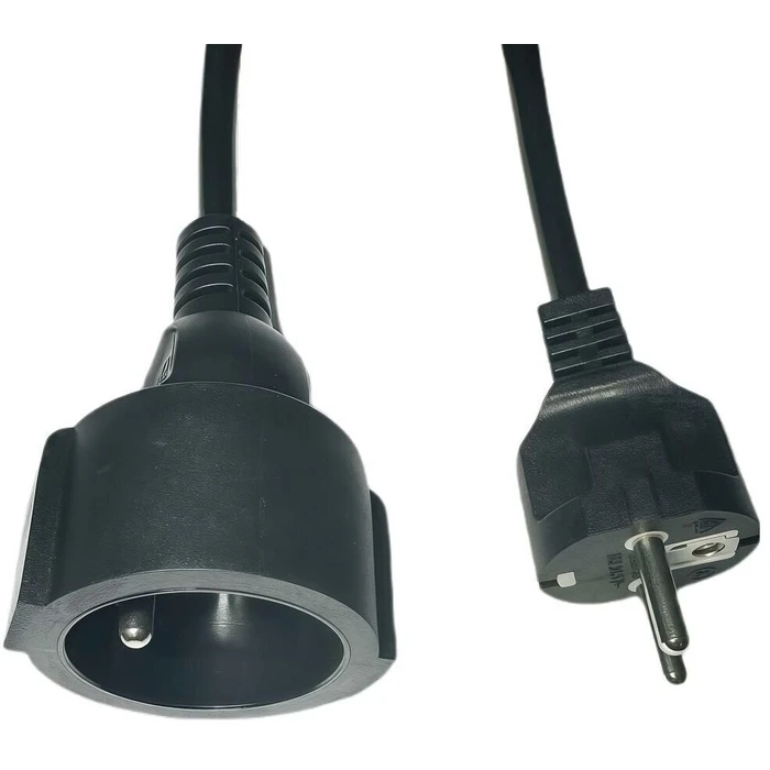 Microconnect Power Extension Cable 0.5 m Black