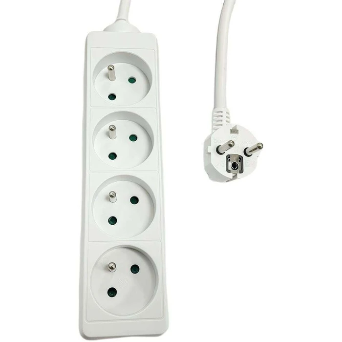 Microconnect Πολύπριζο 4 Θέσεων Γαλλίας (Type E)