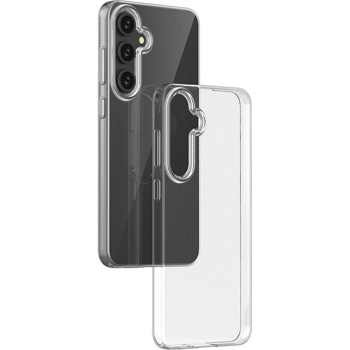 eSTUFF Clear Silicone Back Cover for Galaxy S24 FE (LONDON) - ES67463003-BULK
