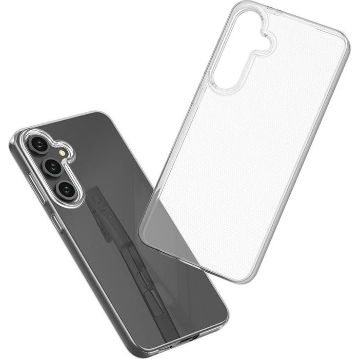 eSTUFF Clear Silicone Back Cover for Galaxy S24 FE (LONDON) - ES67463003-BULK